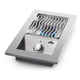 Built-in 500 Series Single Range Top Burner 10" with Stainless Steel Cover GAS LP