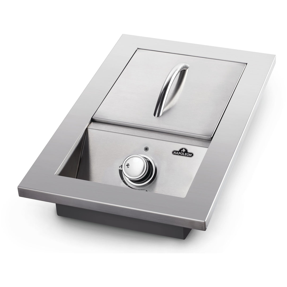 Built-in 500 Series Single Range Top Burner 10" with Stainless Steel Cover GAS LP