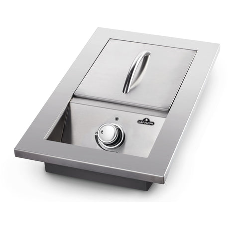 Built-in 500 Series Single Range Top Burner 10" with Stainless Steel Cover GAS NATURAL