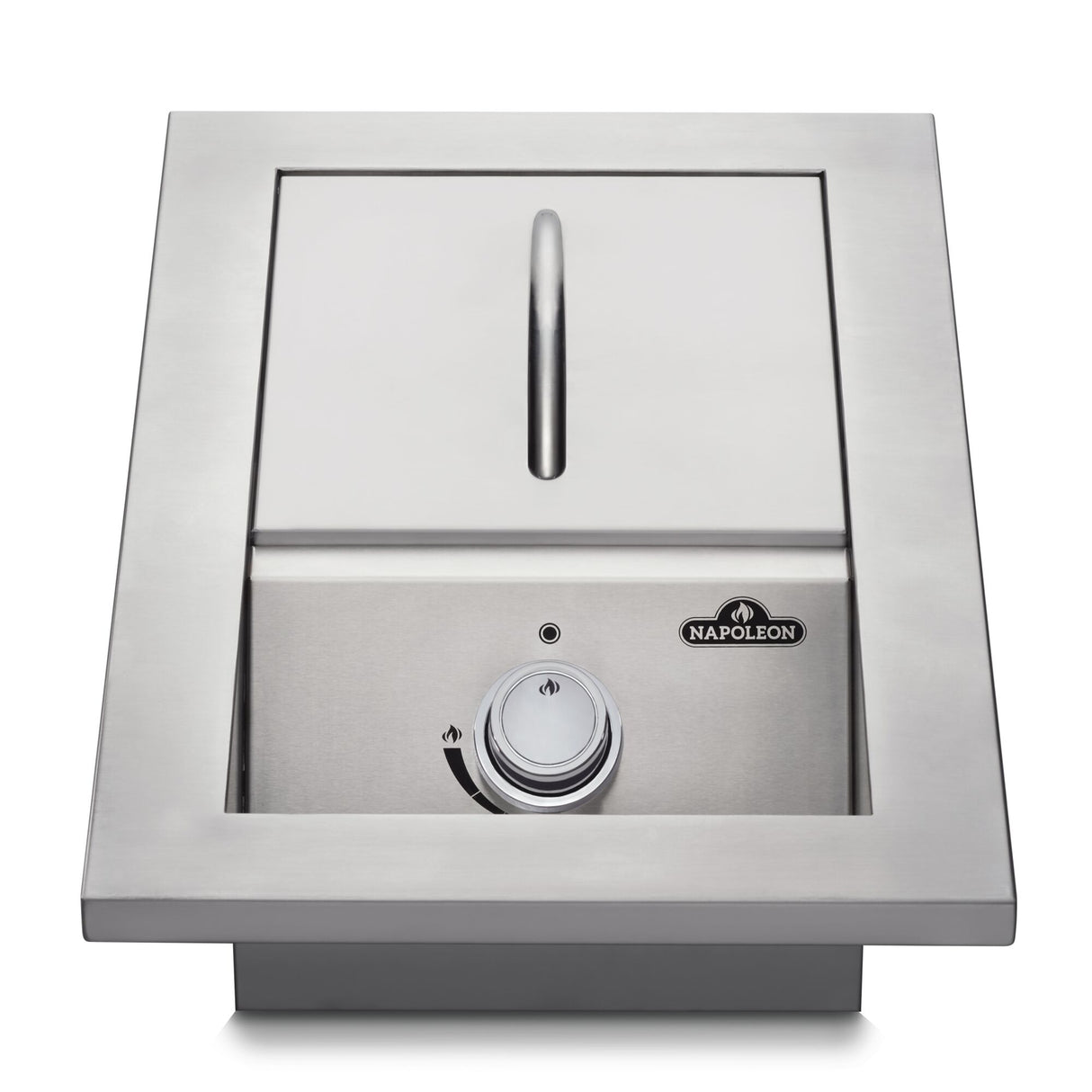 Built-in 500 Series Single Range Top Burner 10" with Stainless Steel Cover GAS LP