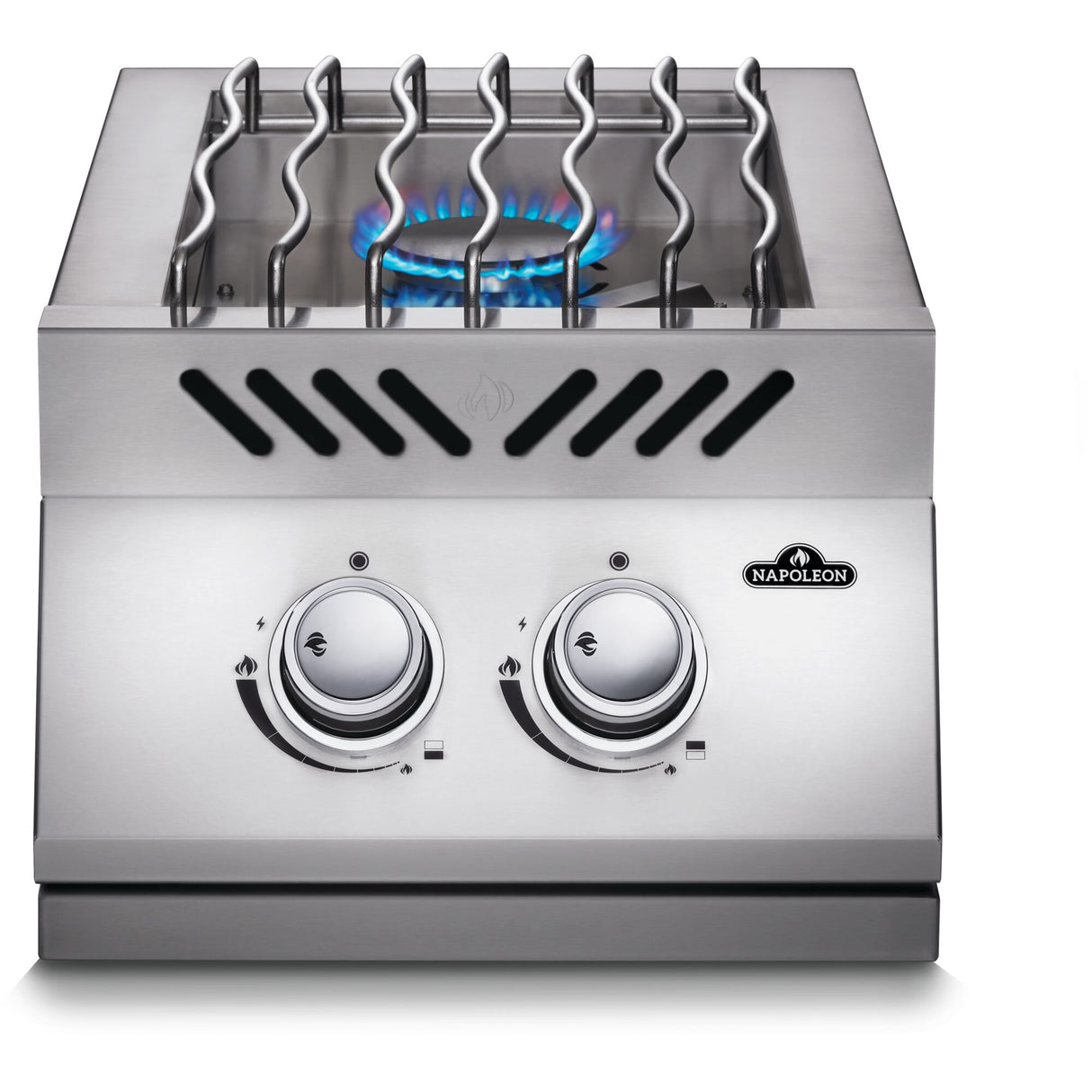 Built-in 500 Series Inline Dual Range Top Burner with Stainless Steel Cover GAS LP