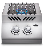 Built-in 500 Series Inline Dual Range Top Burner with Stainless Steel Cover GAS LP