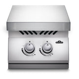 Built-in 500 Series Inline Dual Range Top Burner with Stainless Steel Cover GAS LP