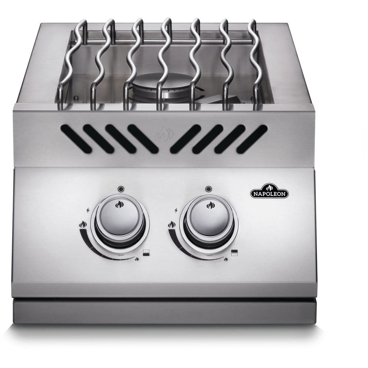 Built-in 500 Series Inline Dual Range Top Burner with Stainless Steel Cover GAS LP