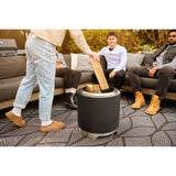 Timberwolf® Smokeless Fire Pit 18-inch, Negro Mate