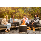 Timberwolf® Smokeless Fire Pit 18-inch, Negro Mate