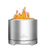 Timberwolf® Smokeless Fire Pit 22-inch, Stainless Steel