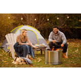 Timberwolf® Smokeless Fire Pit 22-inch, Stainless Steel