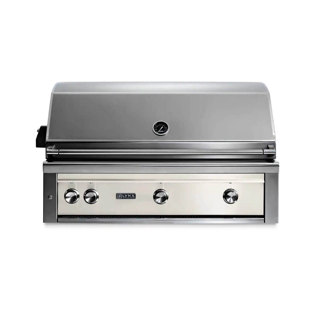 42" Professional Built in Grill with 1 Trident Infrared Burner and 2 Ceramic Burners and Rotisserie (L42TR) GLACIER
