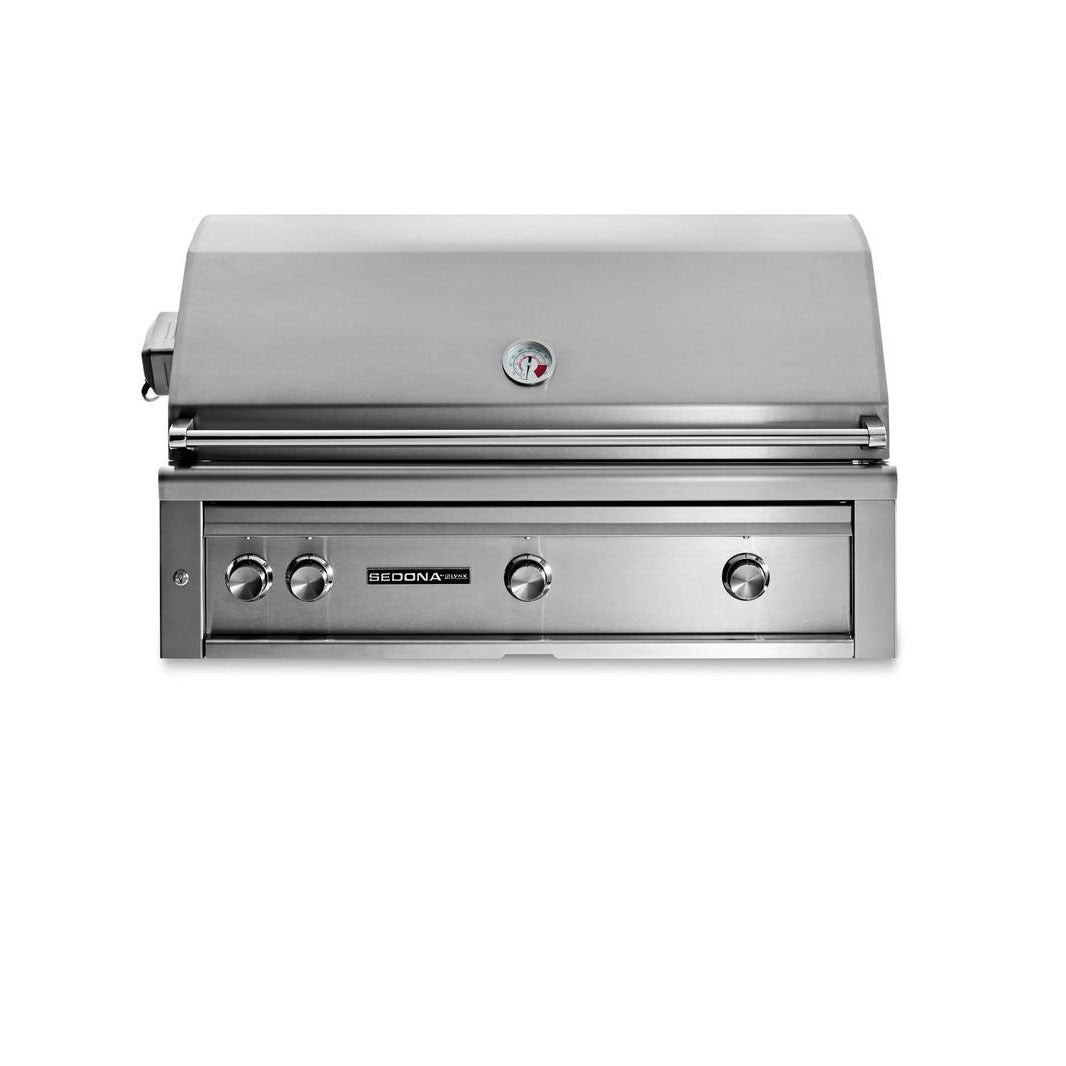 42" SEDONA Built-In Grill With Rotisserie, 1 Prosear Infraed Burger and 2 Stainless Steel Burners (L701PSR)