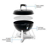 Parrilla de Carbón Legend 14" Kettle Grill