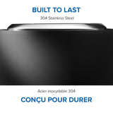 Timberwolf® Smokeless Fire Pit 18-inch, Negro Mate