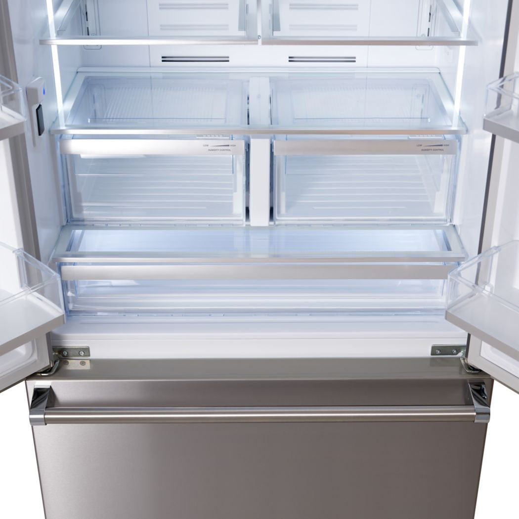 36" French-Door Bottom-Freezer