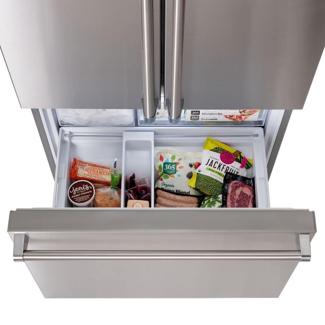 36" French-Door Bottom-Freezer