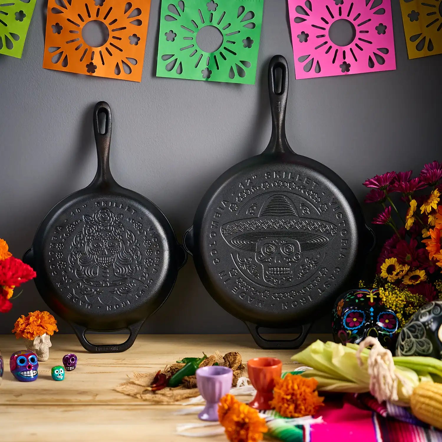 Sartén Catrina de 25 cm – Acabado esmaltado