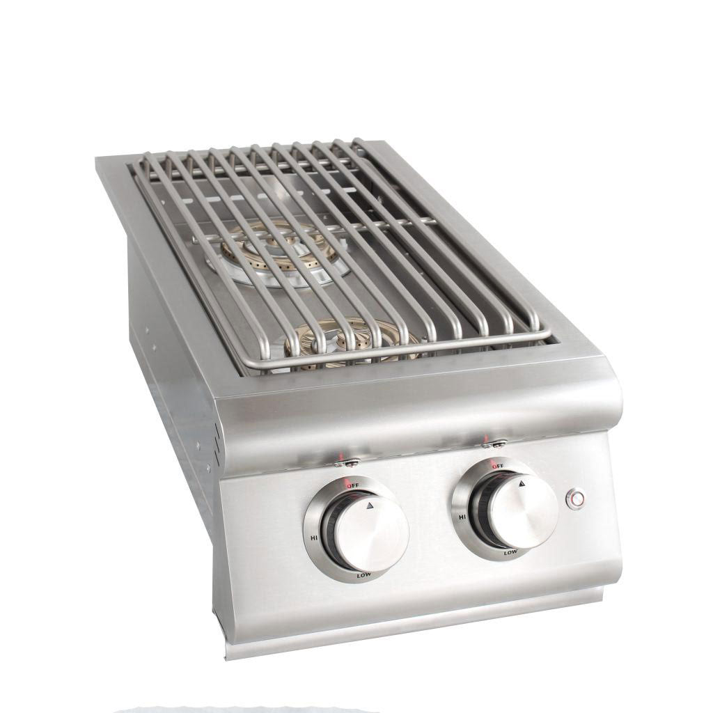 Blaze Built-In Premium LTE Double Side Burner with Lights