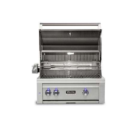 30"W. Built-in Grill with ProSear Burner and Rotisserie