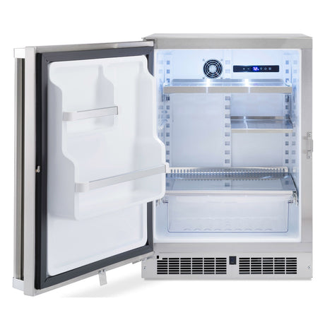 24" Solid Door Outdoor Undercounter Refrigerator