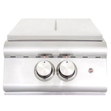 Blaze Built-In Premium LTE Double Side Burner with Lights