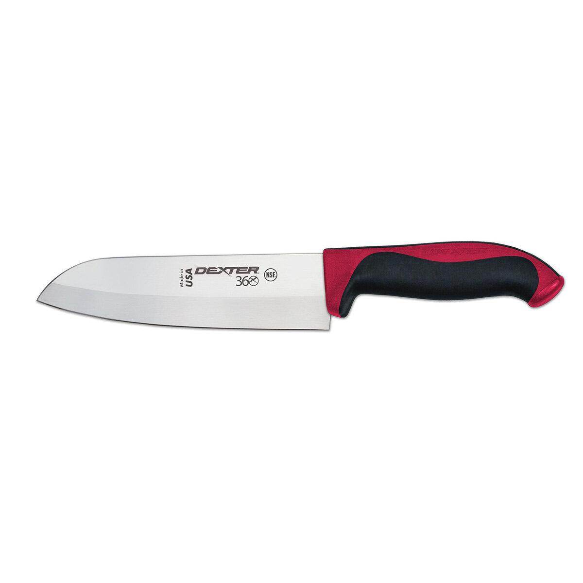 Cuchillo Santoku 7" Dexter S360 - Rojo