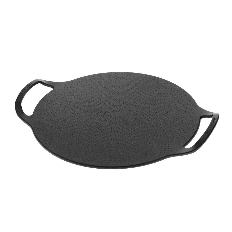 Plancha para Pizza de Hierro Fundido Doble Asa 38cm