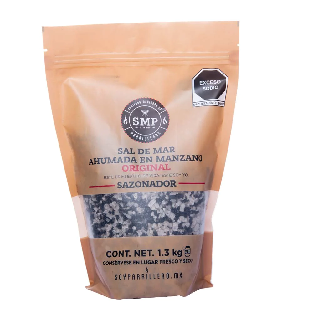 Sal de Mar Ahumada en manzano Original SMP 1.3 Kilo
